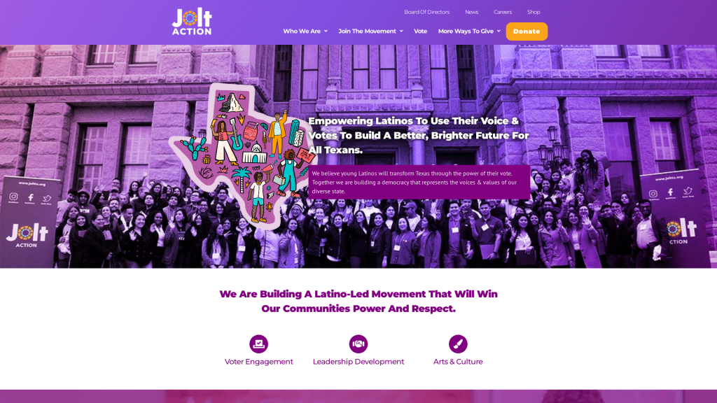 Website Design: Jolt&nbsp;Action